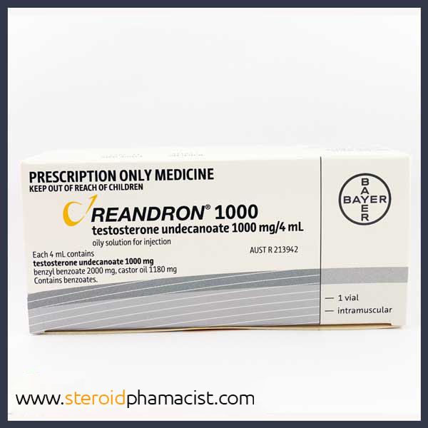 REANDRON 1000MG / 4ML SINGLE INJECTION (TESTOSTERONE UNDECANOATE) REANDRON 1000MG / 4ML SINGLE INJECTION (TESTOSTERONE UNDECANOATE) REANDRON 1000MG / 4ML SINGLE INJECTION (TESTOSTERONE UNDECANOATE)